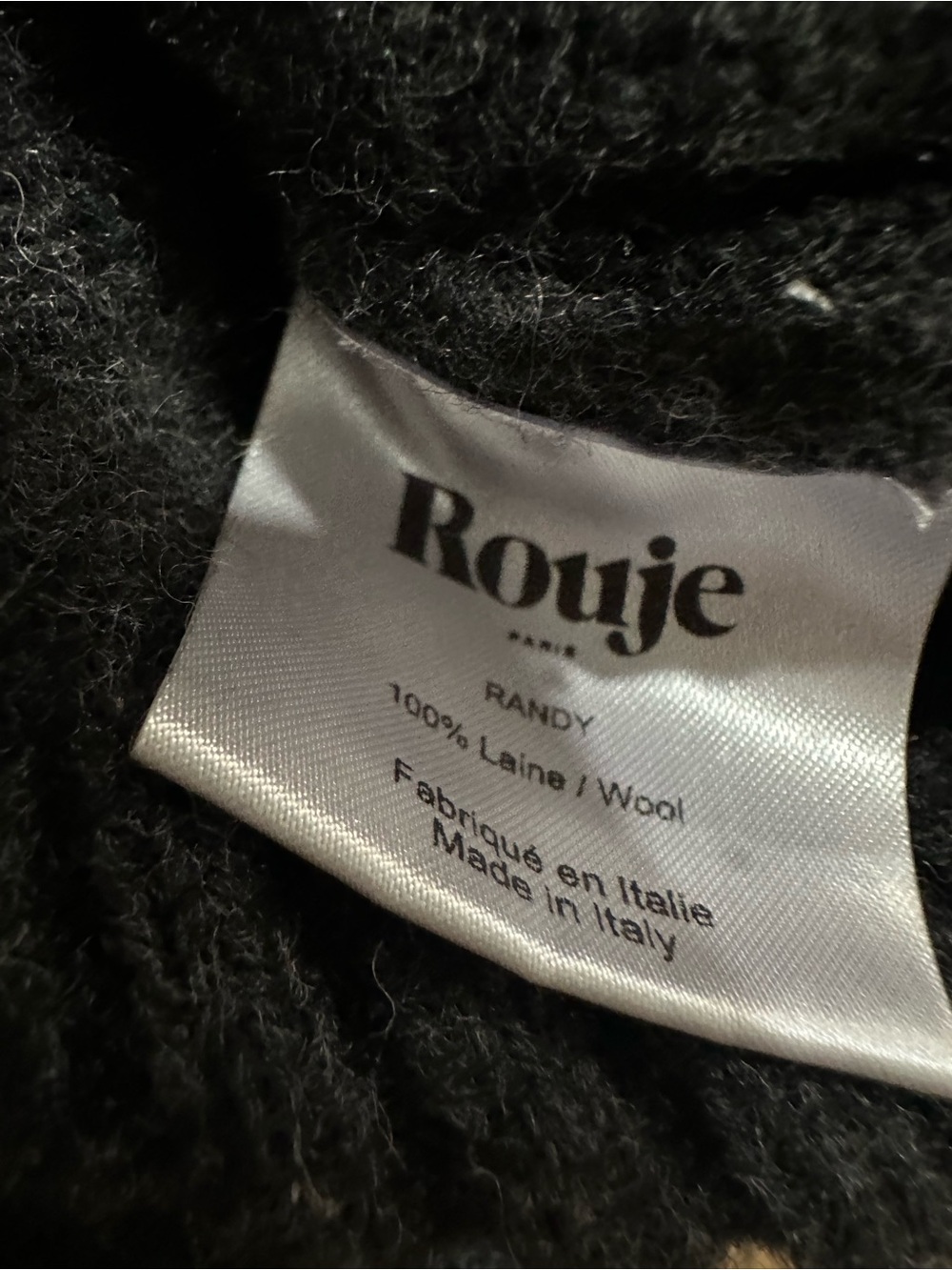 Rouje Paris RANDY cardigan V-NECK WOOL - Picture 4 of 7